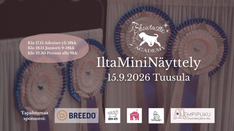 Syyskuun IltaMiniNäyttely Tuusulassa 15.9.2026